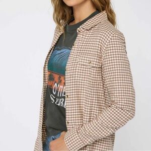 O’Neill Brown Cream Flannel